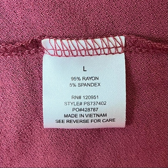 NWT PINK ROSE Slub Knit Sleeveless Elastic Waist Romper L Lounge Cover Up Relax - Picture 8 of 10